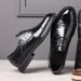 British Wedding Groomsmen, Formal High-end Sense, Derby Leather, Italian Business Attire, Versatile Men's Leather Shoes_vogvips.com