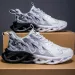 Running Men Mesh Breathable Flat Cushioning Soft Comfortable Sneakers Outdoor Gym Trendy Casual Jogging Shoes For Men_vogvips.com