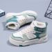 Thick Soled Velvet High Top For Winter, Children's New Trendy Women's, Warm And Thick, Versatile Casual Board_vogvips.com
