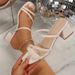 2025 Summer New Thick-Heeled Women's Sandals Square-Toed Fairy-Style Fashionable Versatile High-Heeled Slippers For Dresses_vogvips.com