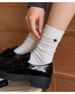 25-year New Grey Heart-shaped Mid-calf Socks For Women, A Pile Of Women_vogvips.com