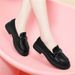 One-step-on Women's Shoes, All-matchable Black Flats_vogvips.com