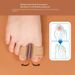 Silicone Toe Separator – Dual-Hole Bunion Corrector For Overlapping Toes & Hallux Valgus (Skin Tone, S/L Sizes, All-Season Comfort)_vogvips.com