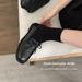 Cameido Women's Vintage Brogue Leather Shoes Oxford Shoes With Bow And Tassel For Spring_vogvips.com