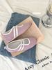 French Gentle Candy Colored Round Toe Shallow Mouth Shoes, Casual Loafers, Fashionable Ballet Wo, Single Shoes For_vogvips.com