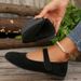 Mary Jane Flat 2024 Spring Autumn New Large Size French Retro Single With A Buckle Strap And Shallow Cut Small Leather_vogvips.com