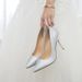 Silver Champagne Gold Crystal Sequins Stiletto Heels High Heels Pointed Toe Evening Dress Shoes For Bridesmaid Wedding_vogvips.com