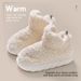 Stepping On Clouds Thick-Soled Snow Boots Winter Home Use Warm Maternity Fleece-Lined Thickened Non-Slip Cotton Shoes_vogvips.com