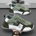 Big Size Men's Fashion Casual Skateboard Sneakers Lace Up Breathable Lightweight Sports Shoes For Walking Skateboarding_vogvips.com
