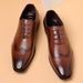 British Men's Shoes Large Size Classic Oxford Dress Shoes - Lightweight Business Formal Shoes With Soft Sole For Office Wedding & Daily Wear_vogvips.com