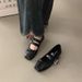 French Style Mary Jane Flats Ballet Spring Autumn Winter Korean Design Sense Dress Shoes For Women_vogvips.com