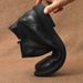 European Warm Series New Style No Inner Lining Single Layer Martin Short High Top Shoes Men's Korean Version Trendy Soft Surface Wedge_vogvips.com
