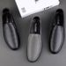 Large Size Business Casual Leather For Men, Soft Sole Driving Slip-On Lazy All-Season Single Shoes, Cowhide Men's Shoes_vogvips.com