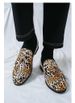 European And American Trendy Leopard Print British Slip-on Loafers For Men, Summer Fashion Business Casual Leather_vogvips.com