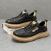 Casual Autumn 2025 New Genuine Leather Comfortable Breathable Men's Trendy Shoes Lightweight Versatile Sneakers_vogvips.com