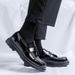 2025 New Plus Size Liu Su Le Fu For Men, British Thick Sole, Height Increasing Casual Set, Hairstylist Leather Shoes_vogvips.com