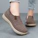 Women's Solid Color Versatile Casual One Foot Lazy Shoes, Soft That Are Not Tiring, Flat Soled Shoes For Women_vogvips.com