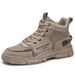 European Warm Series Men's Martin Trendy 2025 New Autumn High-top British Work Boots Casual Mid-top Fashion Cotton Shoes For Men_vogvips.com