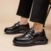Spring Air Cushioned Genuine Business Casual Leather Shoes, Men's British Thick Soled Shoes With Increased_vogvips.com