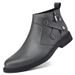 Martin Boots Leather Boots Style Men's Tooling Boots Medium Help Men's Short Boots_vogvips.com