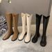 Western Cowboy For Women Over-the-Knee Long 2025 Autumn Winter New V-Cut Riding Slimming High Boots_vogvips.com