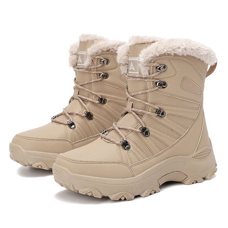 Winter Men's Shoes, Snow Boots With Fleece Insulation, Cotton Boots, Cross-border Plus Men's Boots, Sports Shoes_vogvips.com