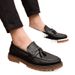Euro Step Brogue For Men Korean Style Trendy British Slip-On Small Leather Men's Casual Business Versatile Youth Shoes_vogvips.com