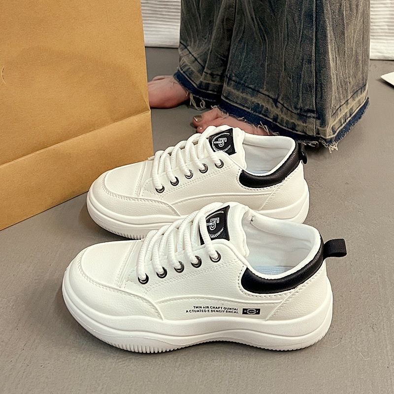 New Spring/Autumn White Sneakers, Versatile Women's Shoes, Comfortable Board Shoes_vogvips.com