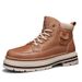 European Warm Series Martin New Winter Autumn Thick-Soled Work Shoes Men's Outdoor Hiking Wear-Resistant British Style Motorcycle Boots_vogvips.com