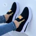 Large Size Athletic Sneakers New Casual Sports Women's Front Zip Single Shoes Non-slip Comfortable Women Loafers_vogvips.com