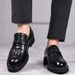 2025 Men's Party And Business Loafers, Thick-sole Men's Formal Thick-sole Shoes, Comfortable Slip-on Fashion Casual Shoes_vogvips.com