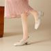 Elegant Mary Jane Women, New Summer And Autumn Style, Chunky Heels, Beautiful Square Toe, Suitable For Pairing With_vogvips.com