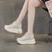 Thick-soled Sneakers 2026 Spring Women's Casual Fashion Versatile Hit Version Height-increasing Dad Shoes For_vogvips.com