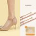 Shoe Accessories New style pearl diamond strap high heel sandals no heel anti fall heel straps no installation required elastic adjustable_vogvips.com