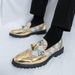 Euro Step Summer British Style Business Formal Slip-On Tassel Loafers New Men's Brogue Leather Shoes_vogvips.com