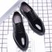 Men's Brogue Oxford Shoes - Classic Business Casual Leather Dress Shoes With Breathable Design For Formal & Office Wear Wedding Shoes Men's Breathable_vogvips.com