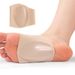 SEBS Arch Support Insoles For Adults – Transparent Orthopedic Cushion For Flat Feet & Shock Absorption (S/L, Black/Skin Tone, ZG800 Model)_vogvips.com