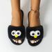 New European American Autumn And Winter Furry Women, Cute Cartoon Open-toe Slip-ons For Home Indoor Use, Flat-soled_vogvips.com