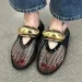 Ballet Flats Leather New Designer Wedding Dress Split Toe Shoes Loafers 100% Cowhide Bowknot Ballet Flats Top Quality_vogvips.com