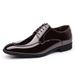 2024 New Large Size Men's Leather Summer Breathable Business Formal British Style Casual Soft Sole Black Shoes For Men_vogvips.com