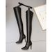 Women's Shoes Spring And Autumn New Stiletto High Heels Sexy Over The Knee Boots Pants Boots Integrated Boots Catwalk Shoes_vogvips.com