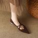 Chengdu Style~Retro Pointed Toe Cross-Strap Mary Jane Women's Shoes For Spring And Summer, Genuine Leather Suede_vogvips.com