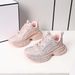 Shoes Sparkling Crystal Rhinestone Dad Shoes Trendy Unisex Sneakers Lightweight, Comfortable Stylish | Black Gold, Platinum Silver, Coral Red & More_vogvips.com