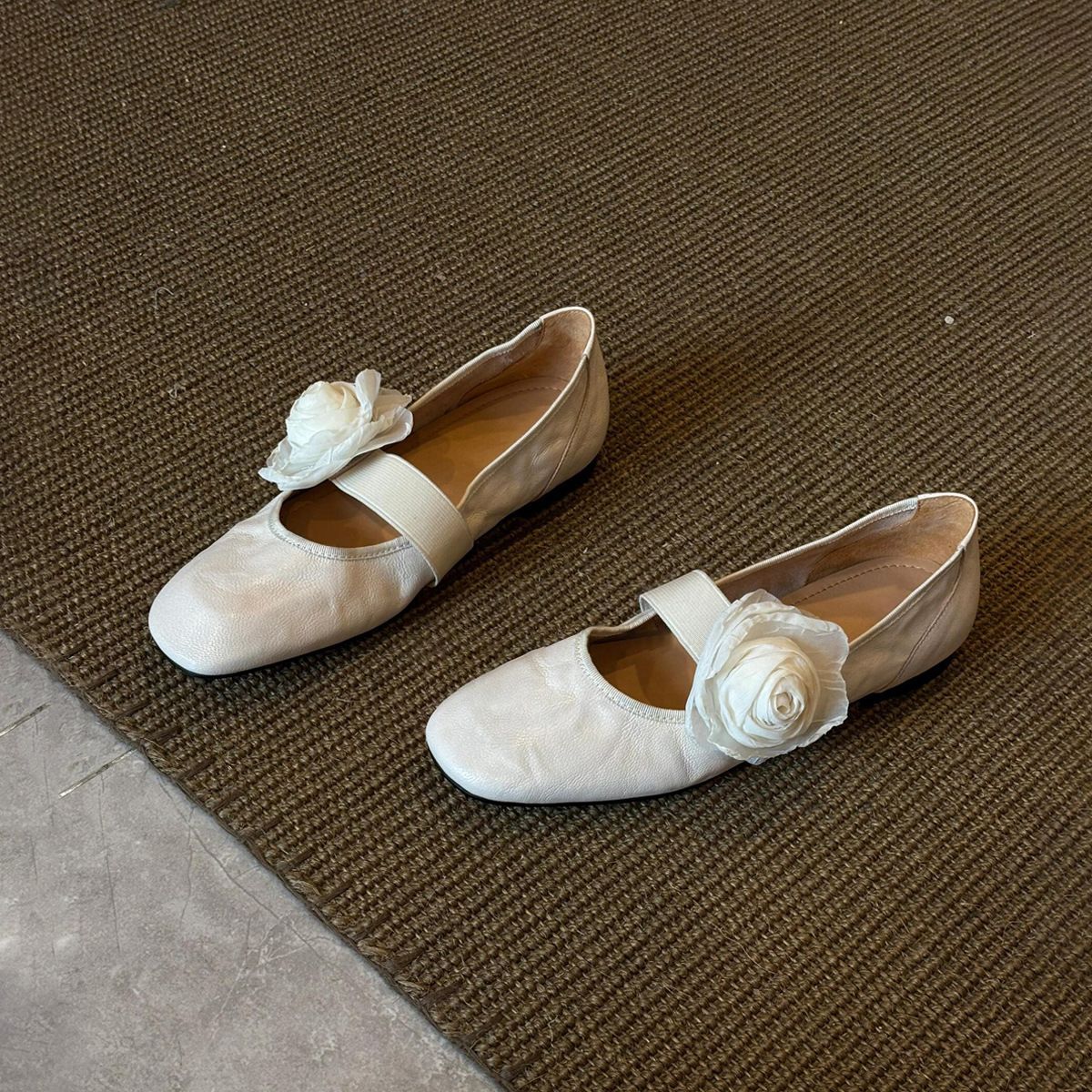 French Style Flat Flower Shallow Mouth Single For Women Spring And Autumn New Evening Versatile Mary_vogvips.com