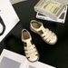 Women's Roman For Outdoor Wear, 2023 New Summer Hot Style, Fashionable And Versatile, Hollowed-out Closed-toe Beach_vogvips.com