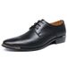 Euro Step Spring New British Style Brogue Korean Version Versatile Men's Large Size Breathable Pointed Toe Hairstylist Leather_vogvips.com