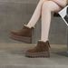 European Snow Boots Women's 2025 Winter New Fleece Fashion Casual Style Versatile Trendy Back Zipper Women's Boots_vogvips.com