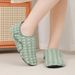 Women's Shoes Velcro Cotton Winter Slip-On House Slippers Fleece Lining, Anti-Slip Rubber Sole, Soft Velvet Upper, Comfortable Warm Indoor/Outdoor Use_vogvips.com