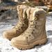 Winter Outdoor Snow Boots For Men, High Top And Plush Warm Cotton Shoes For Women, Couple_vogvips.com