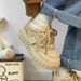 Shoes For Women Thick Soled Height Enhancing Sneakers Fashionable And Versatile High Value White Shoes Internet Celebrity Same Style Casual Shoes_vogvips.com